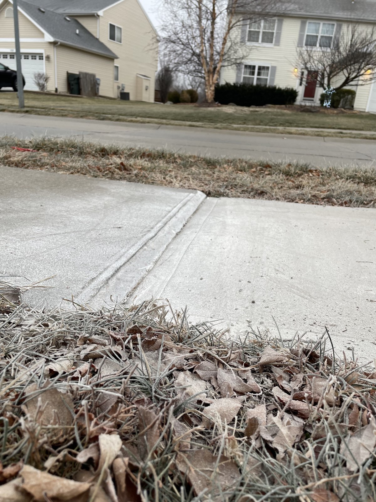 After: level sidewalk with slabs sitting flush